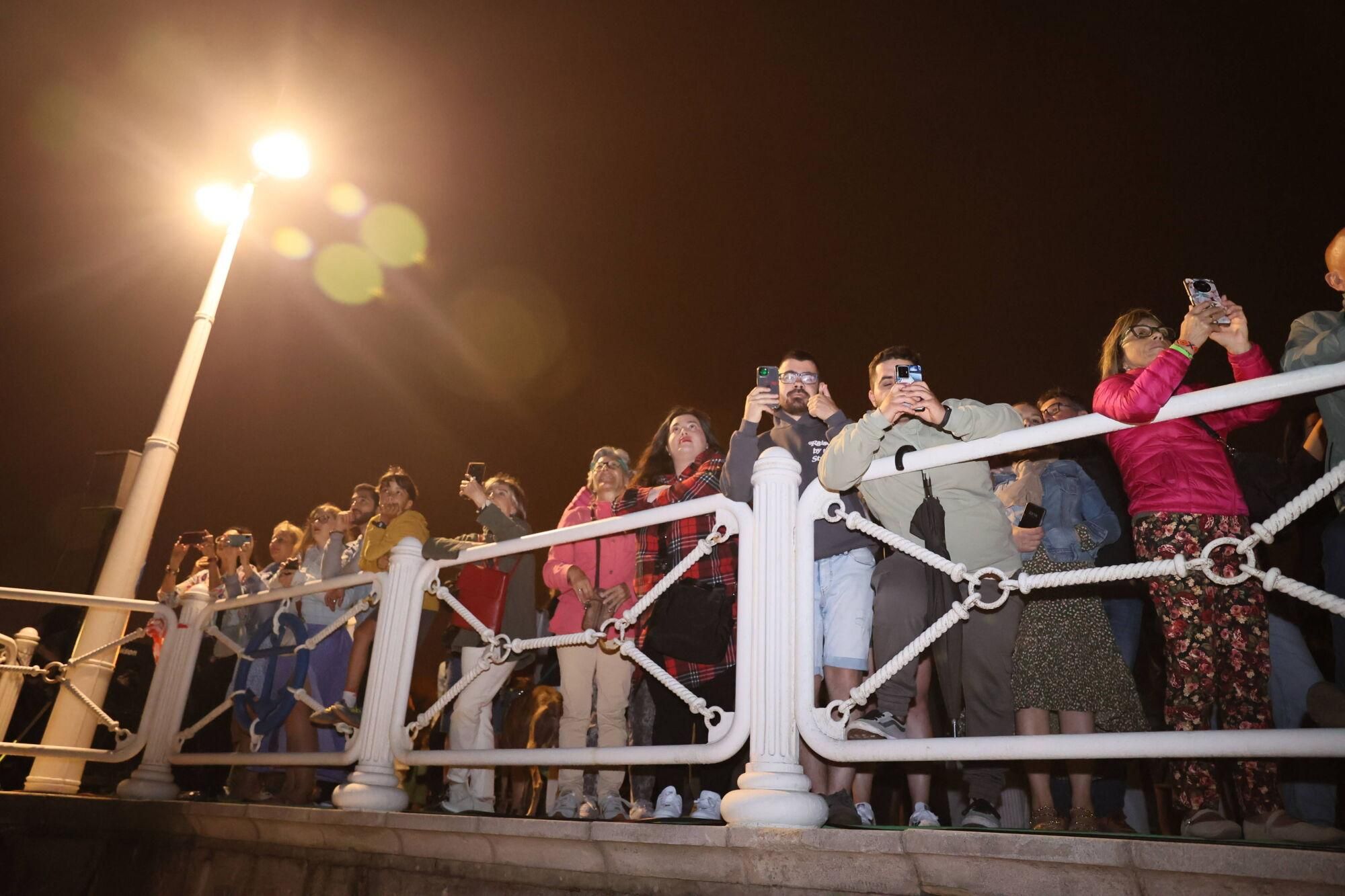En imágenes: Así fue el show de drones sobre Salinas