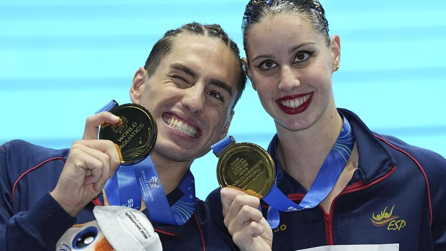 Iris Tió y Dennis González siguen haciendo historia al coronarse campeones del mundo en dúo mixto libre