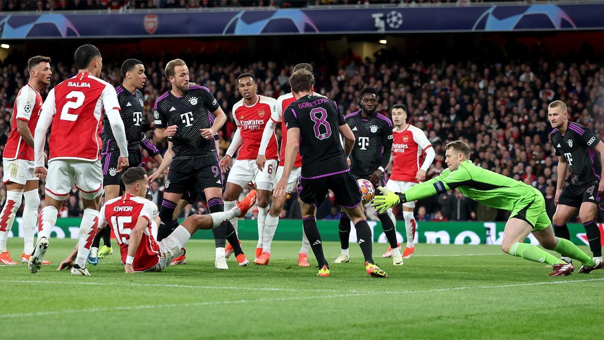 El Arsenal - Bayern fue una batalla en el Emirates Stadiium