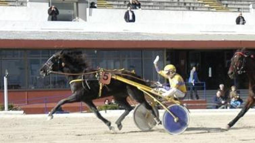 Carol HM (5), con Miquel Mestre, en su triunfo en meta por delante de Cluc SB (3), con Guillem Andreu.