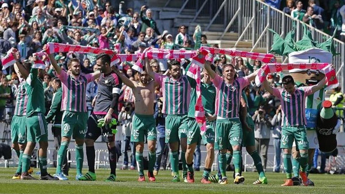 El Betis festejó un importante triunfo