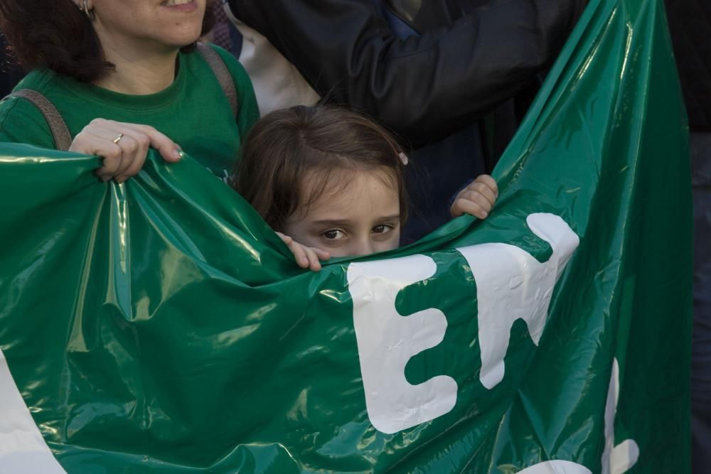 Manifestación contra la LOMCE en Oviedo