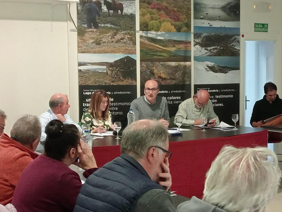 Un momento de la reunión del Patronato del Parque Natural.