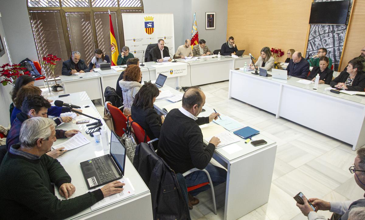 Pleno ordinario de enero en el Ayuntamiento de Sant Joan.