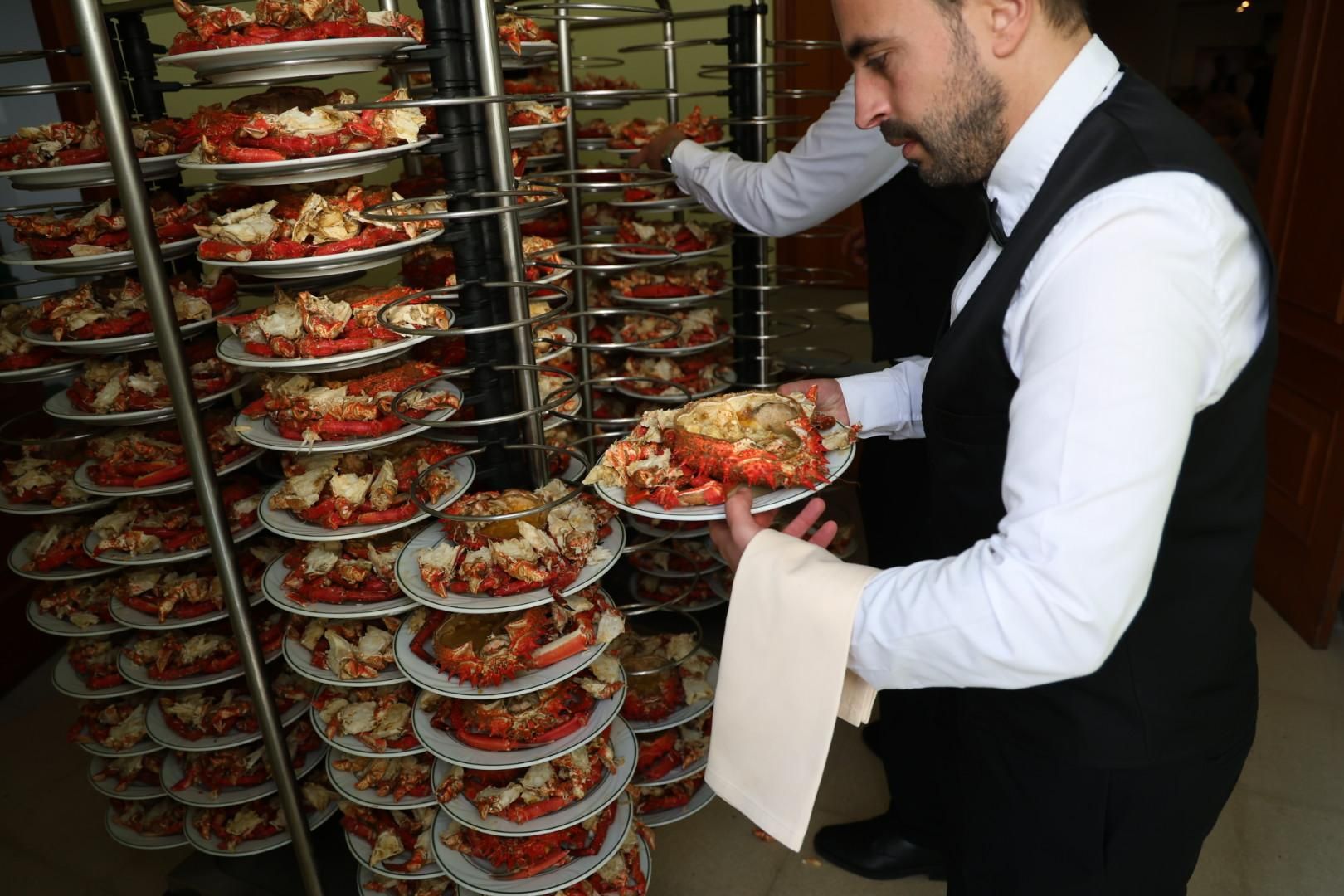 El almuerzo oficial del XXXI Capítulo da Cofradía do Centolo Larpeiro.