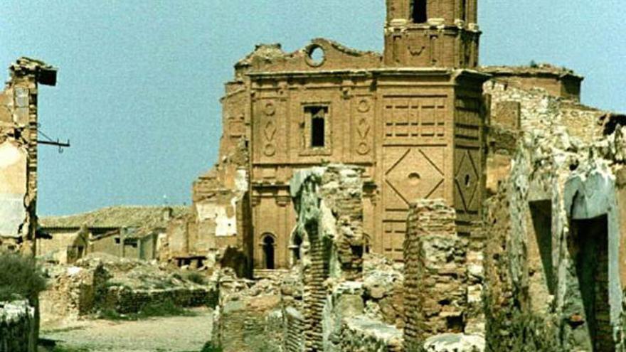 Imagen de las ruinas de Belchite.