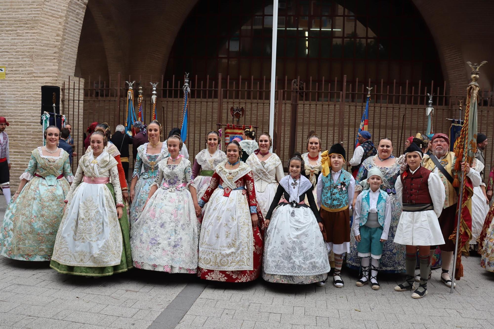 Las comisiones el Marítim, protagonistas en el Homenaje a la Senyera