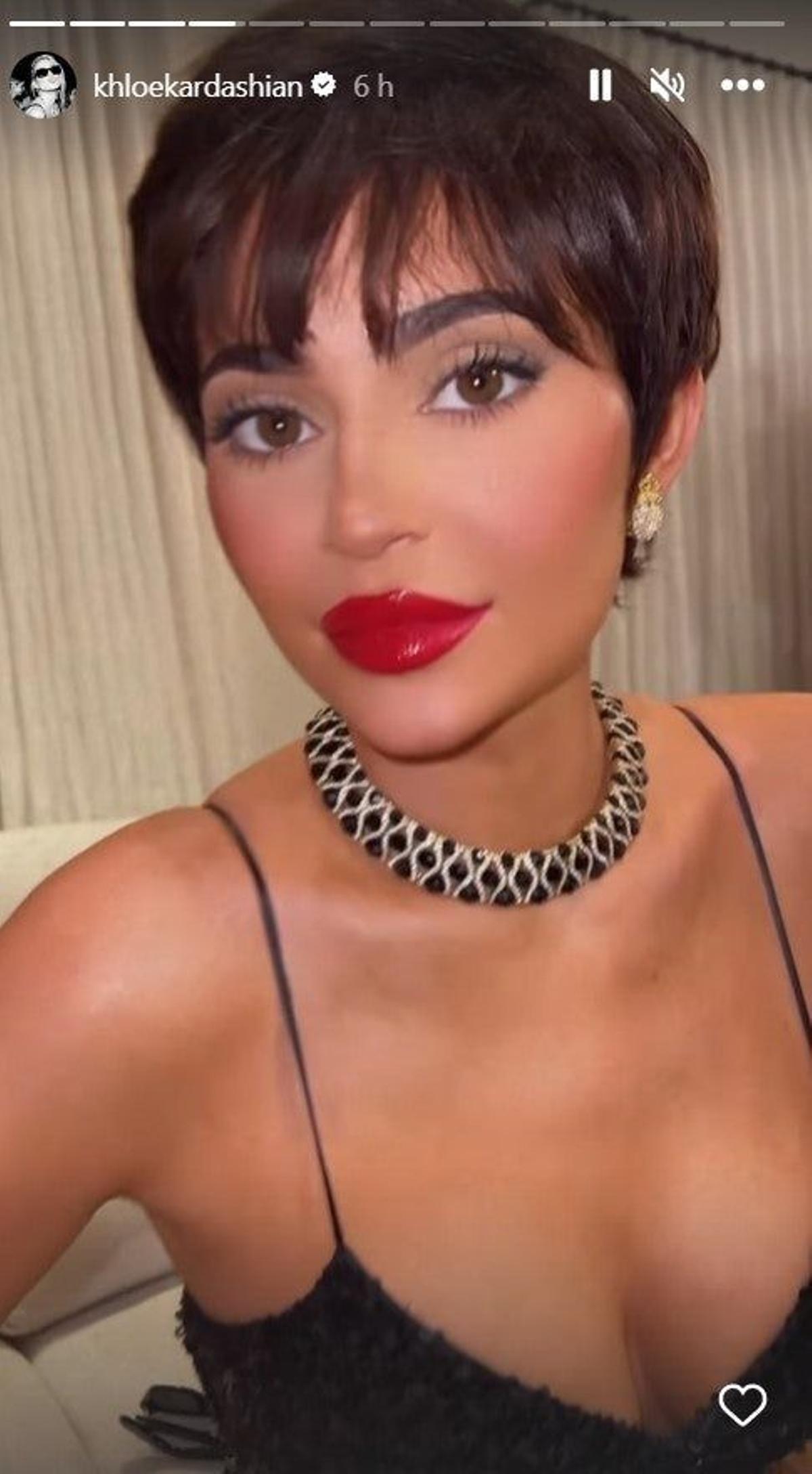 Kylie Jenner disfrazada de su madre, Kris Jenner