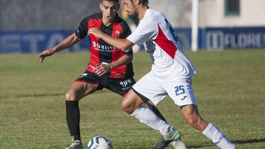 Imagen del partido disputado ayer en el Manuel Anxo Cortizo. // Bernabé/Ana Agra