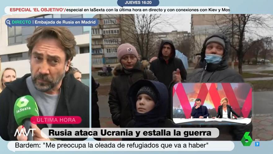 Javier Bardem, en &#039;Más vale tarde&#039; por la guerra de Ucrania: &quot;Me preocupa la oleada de refugiados&quot;