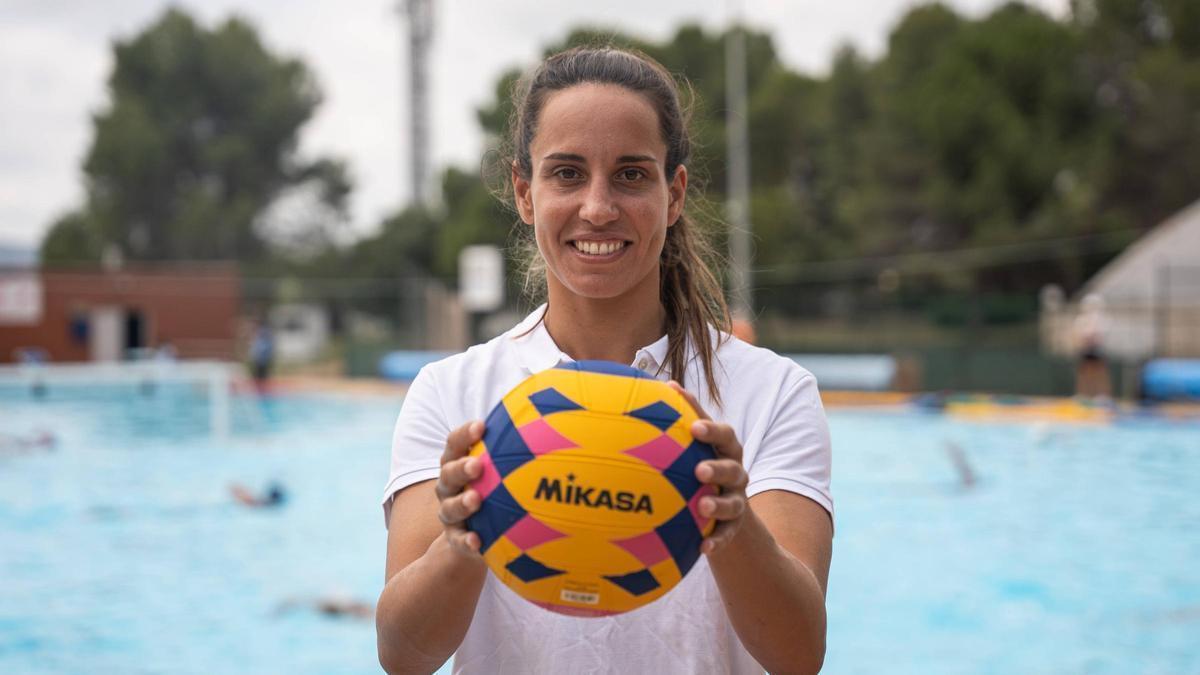 Anni Espar, jugadora de la selección española de waterpolo.