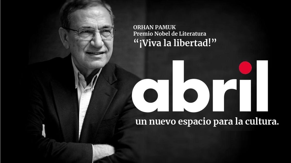 Orhan Pamuk protagoniza la primera portada de ’abril’.