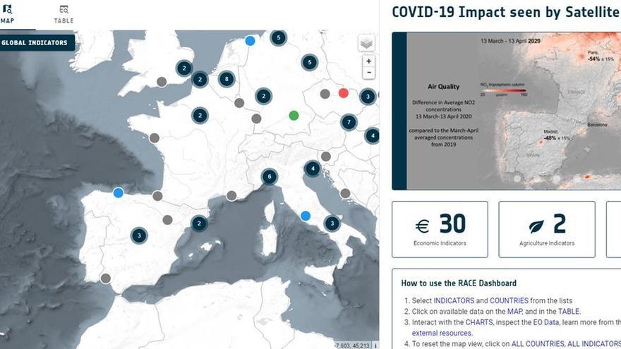 Europa vigilará desde el espacio el impacto del coronavirus