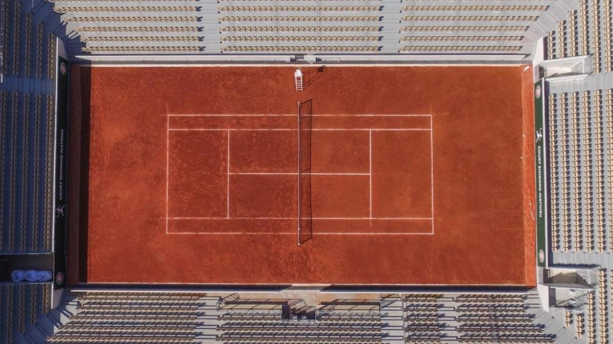 La nueva pista de Roland Garros.