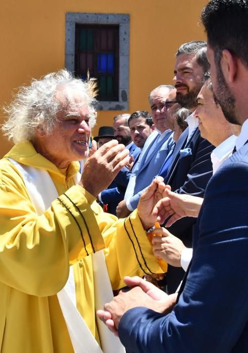 05/08/2019 LOMO MAGULLO. TELDE. Procesión de la Virgen de Las Nieves y pase de mascotas al finalizar el acto.   Fotógrafa: YAIZA SOCORRO.  | 05/08/2019 | Fotógrafo: Yaiza Socorro