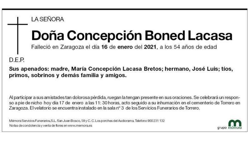 Concepción Boned Lacasa