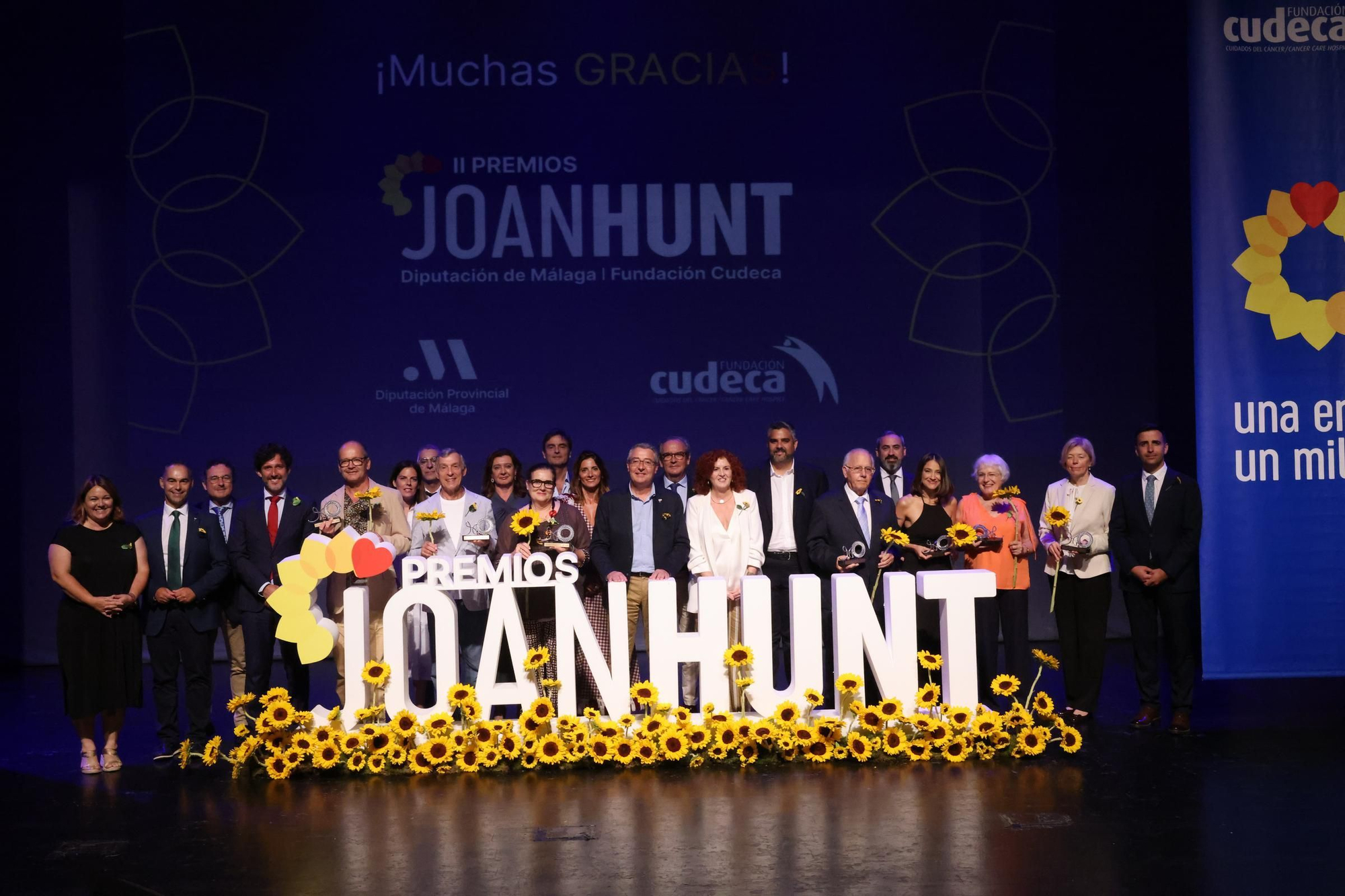 Entregados los Premios Joan Hunt de la Diputación de Málaga y Cudeca 2023