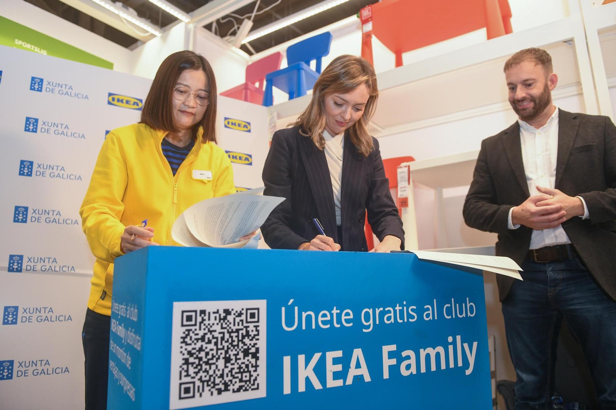 Los padres gallegos podrán utilizar la Tarxeta Benvida en las tiendas Ikea de la comunidad