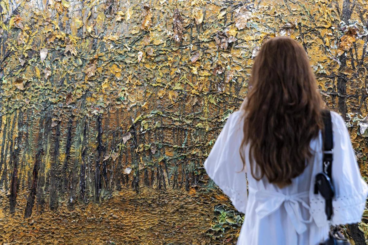 Das Werk von Anselm Kiefer für 1,3 Millionen Euro.