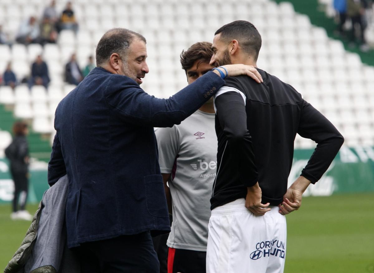 La afición cordobesista en el partido contra el Mallorca