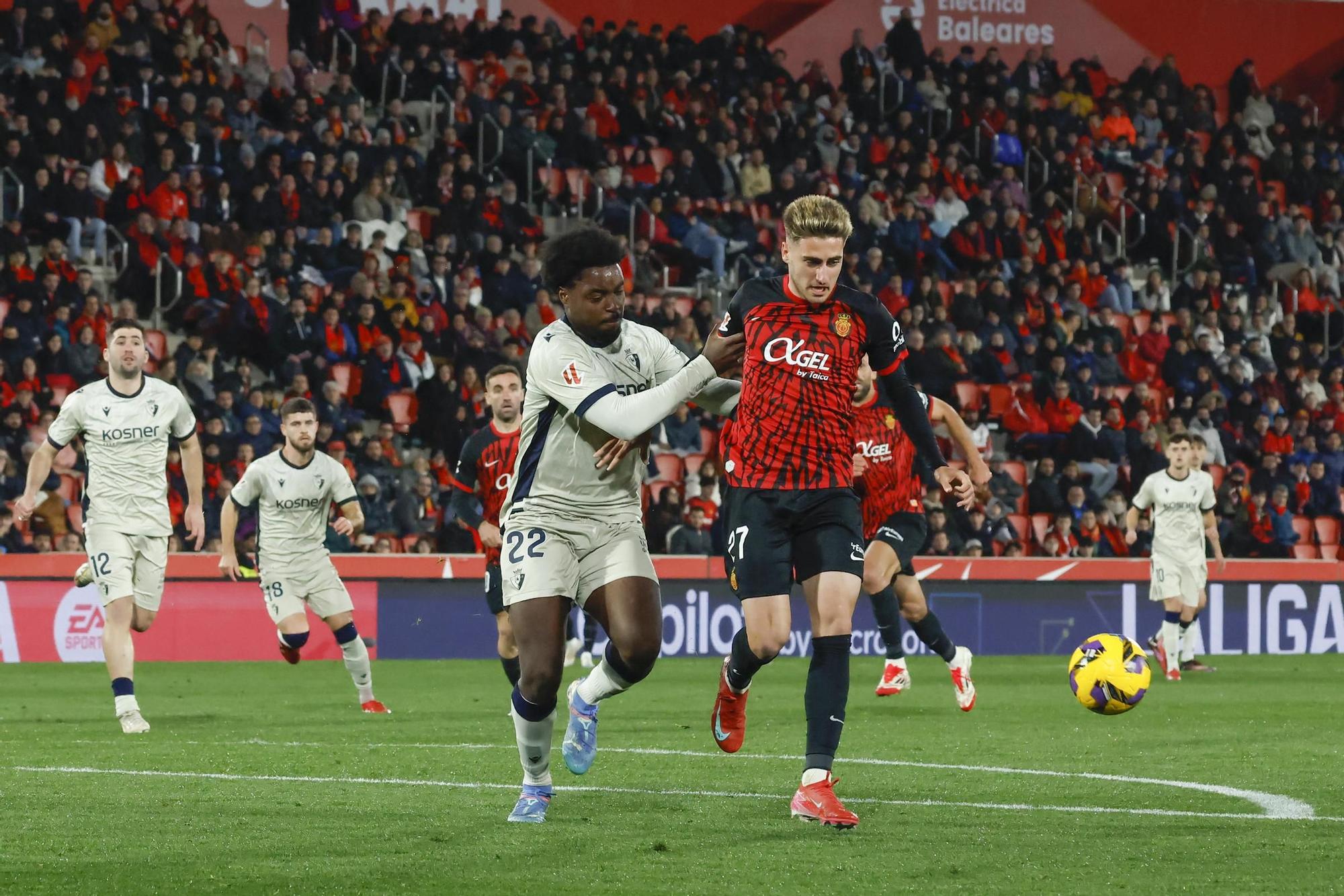 Las imágenes del RCD Mallorca-Osasuna disputado en Son Moix