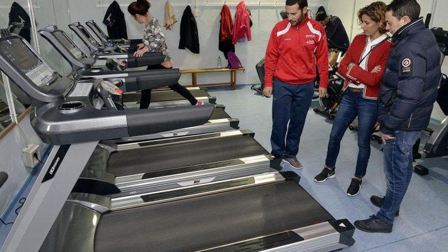 Se ha renovado la sala de ejercicio cardiovascular del pabellón.