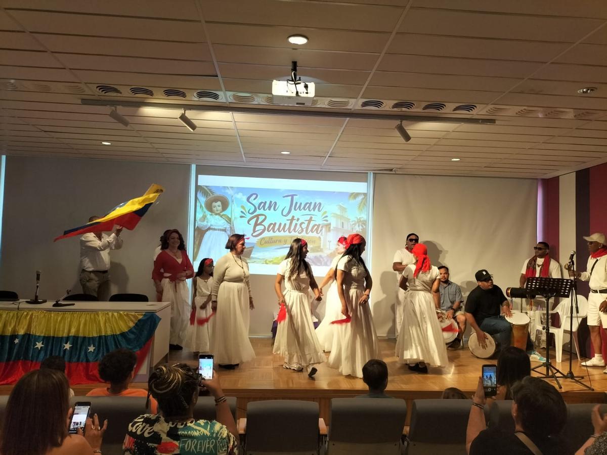 Uno de los actos organizados por la comunidad venezolana.