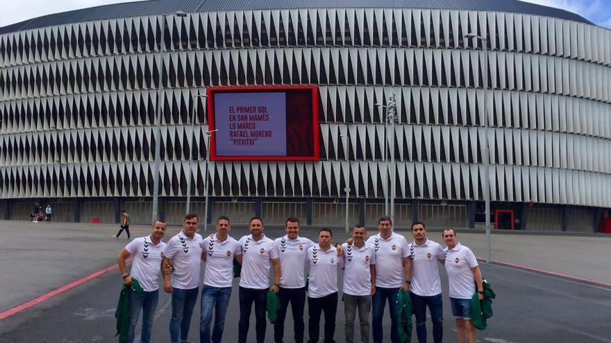 El Castellón visita San Mamés antes del partido contra el Portugalete