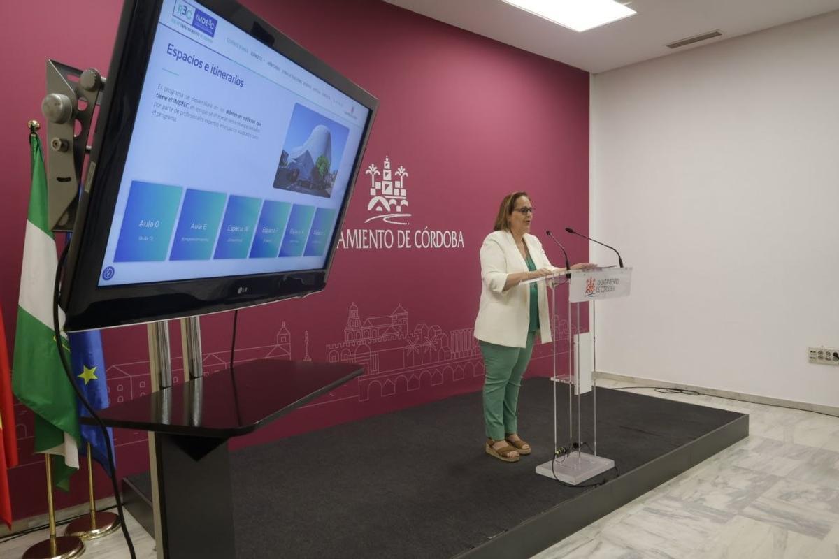 Blanca Torrent, en la presentación de la nueva web.