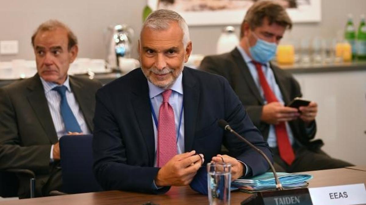 Stefano Sannino, en una foto de archivo, durante su mandato como secretario general del Servicio de Acción Exterior de la UE.