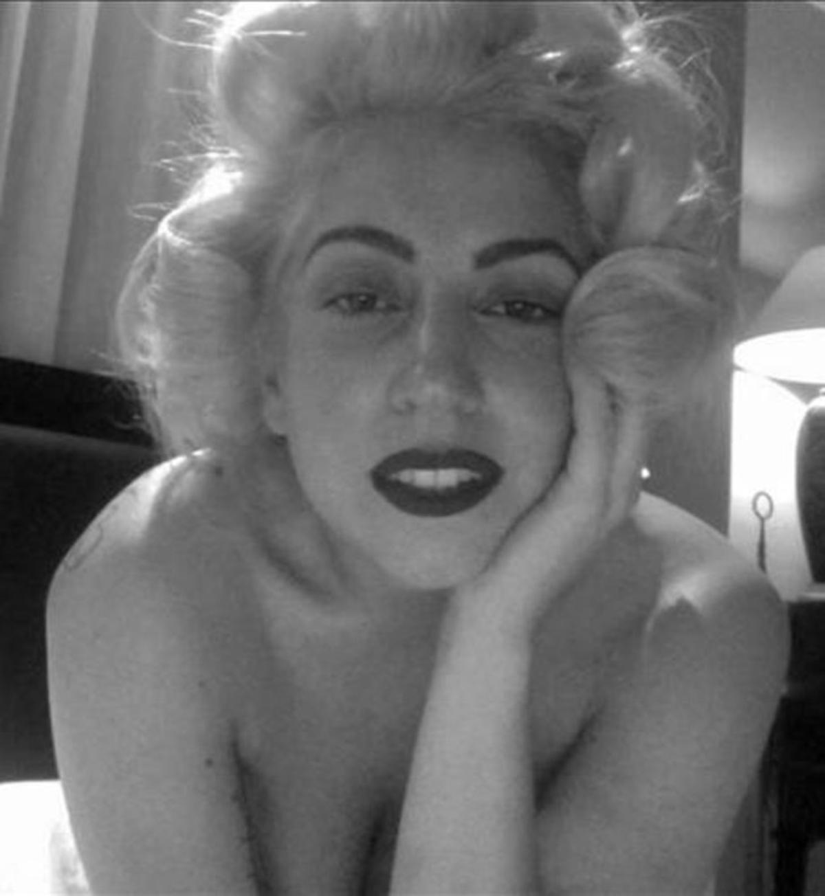 nnavarro19383674 gente lady gaga caractericada como marilyn monroe 160527182636