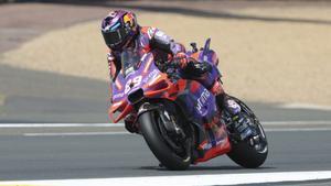 El piloto español Jorge Martín durante el Gran Premio de Francia 2024