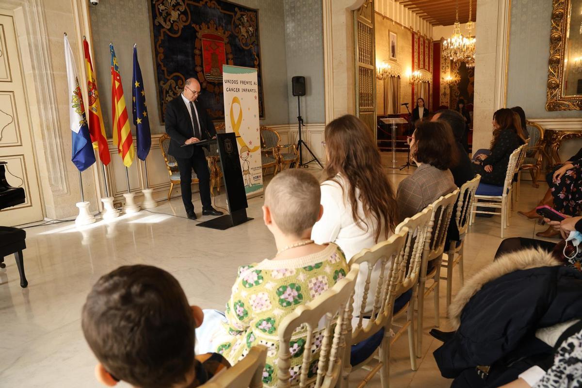 Acto en el Salón Azul del Ayuntamiento