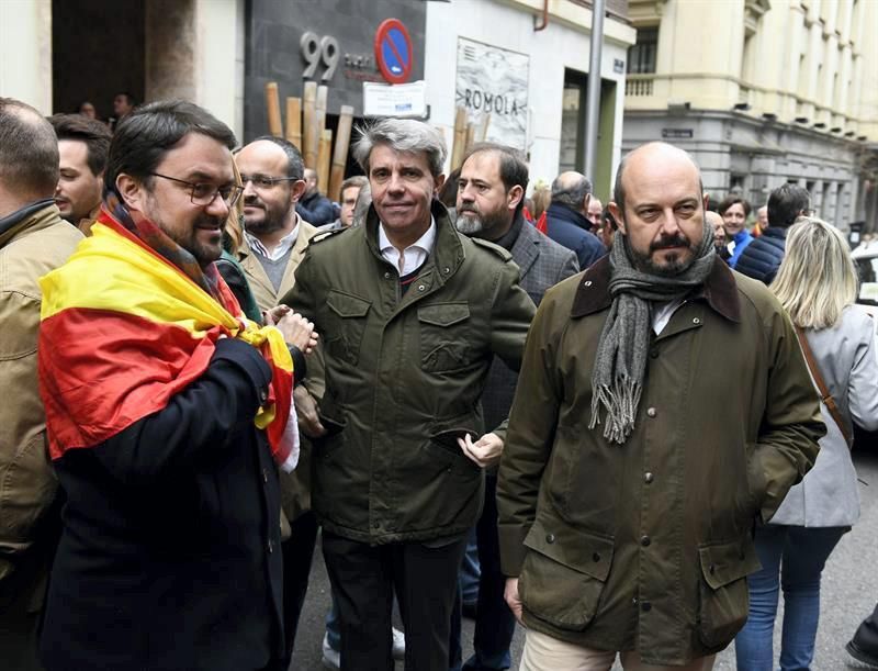 Manifestación en Madrid contra Pedro Sánchez