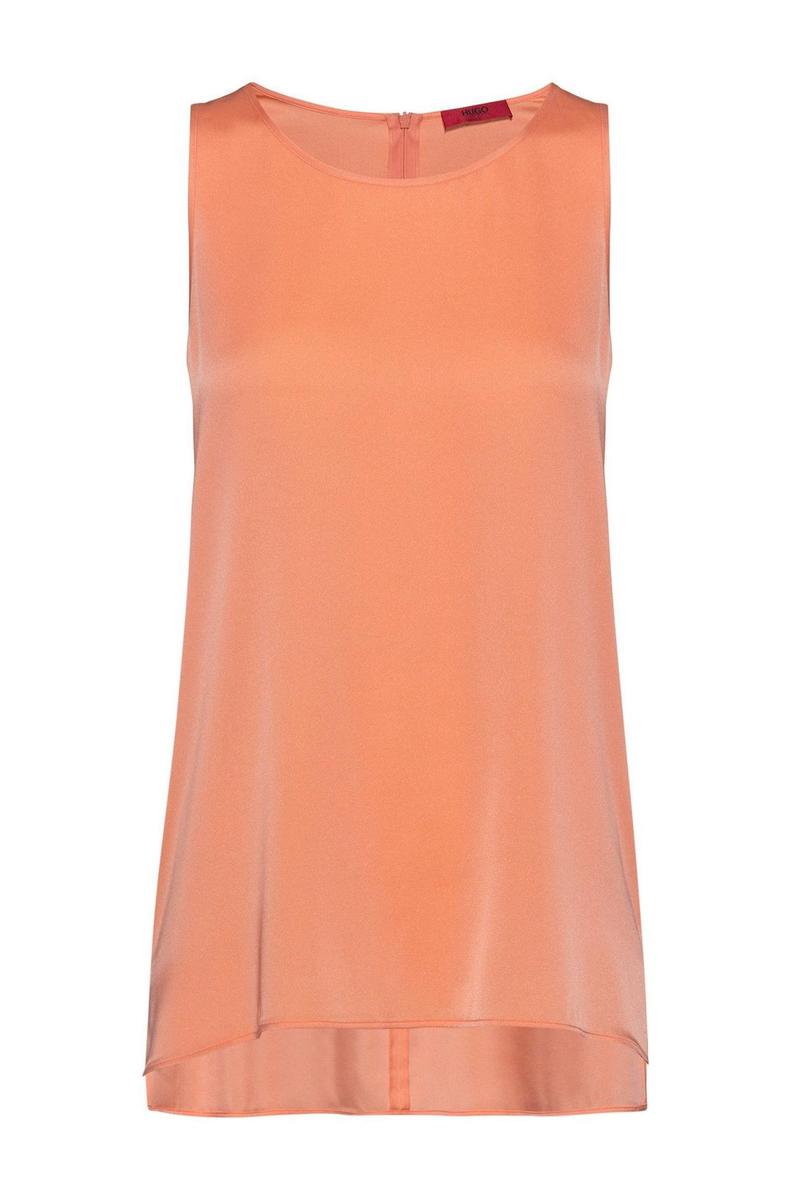 Blusa sin mangas de Hugo Boss en color naranja