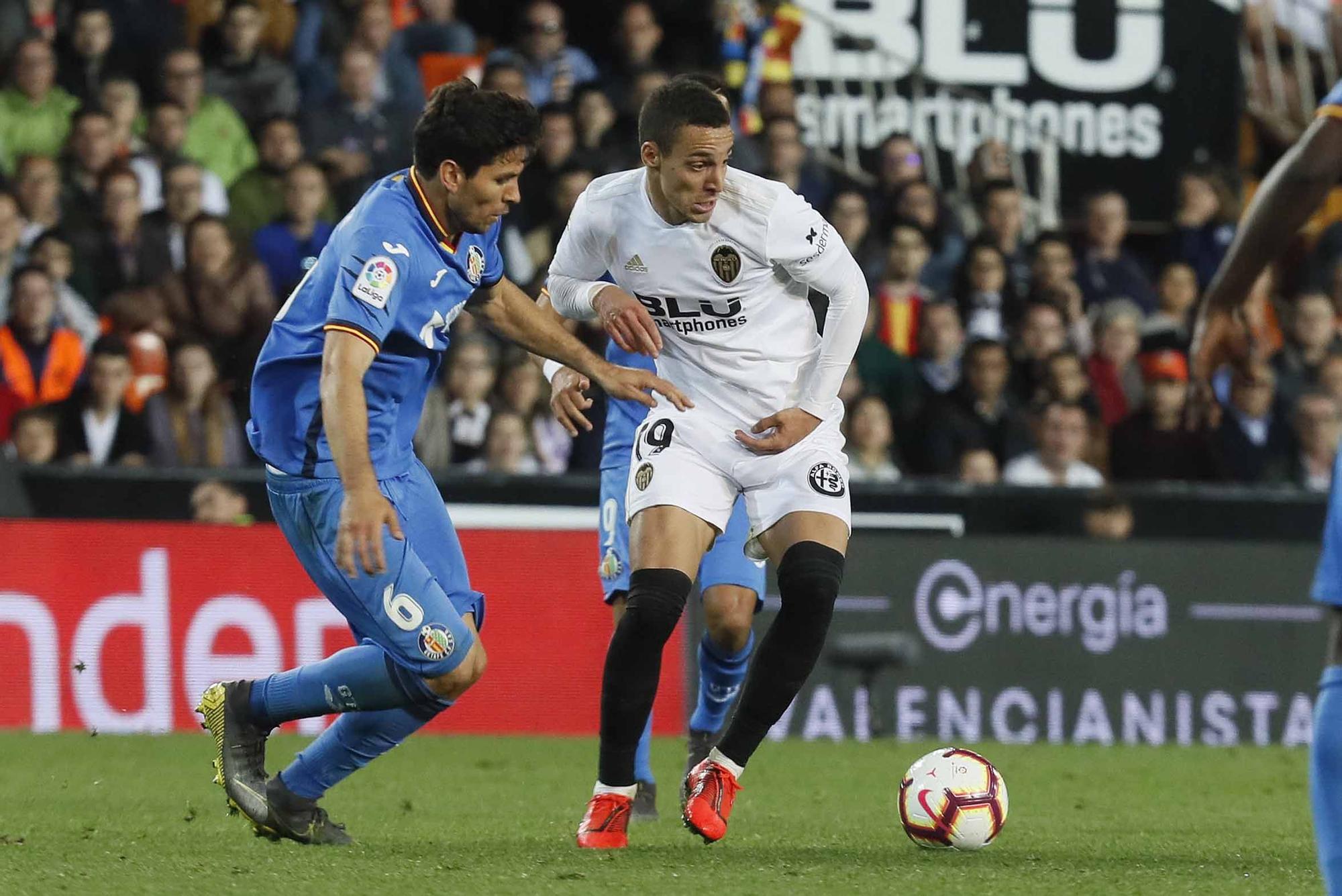 Los enfrentamientos Valencia CF - Getafe con Bordalás en el banquillo madrileño