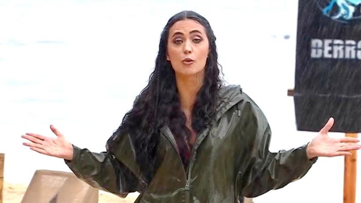 María Lamela aguanta el temporal en 'Supervivientes'