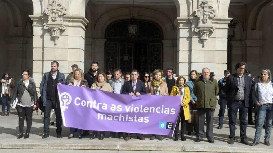 Concentración contra la violencia de género