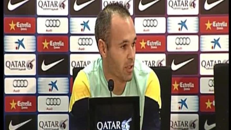 Iniesta: &quot;Mi ilusión es acabar aquí&quot;