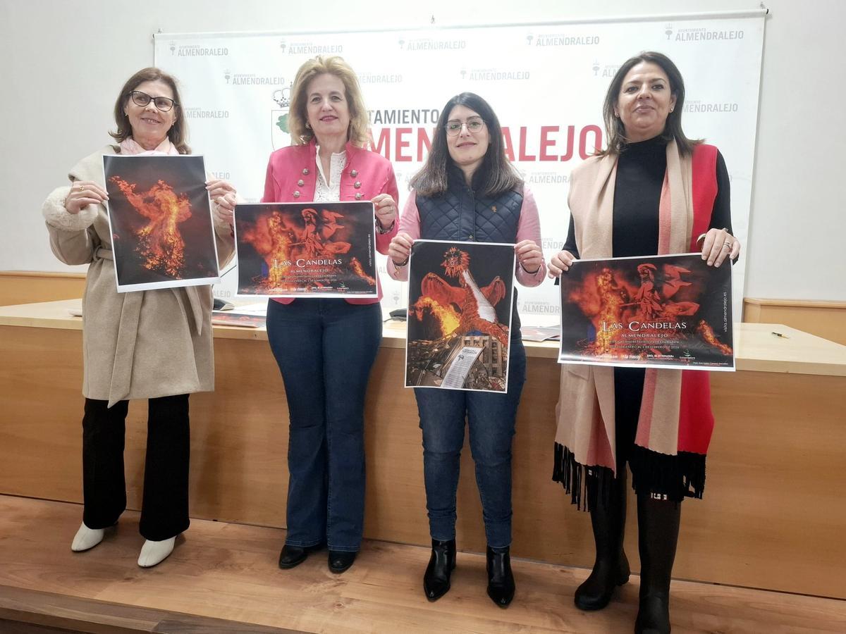 Presentación del cartel oficial de Las Candelas de Almendralejo.