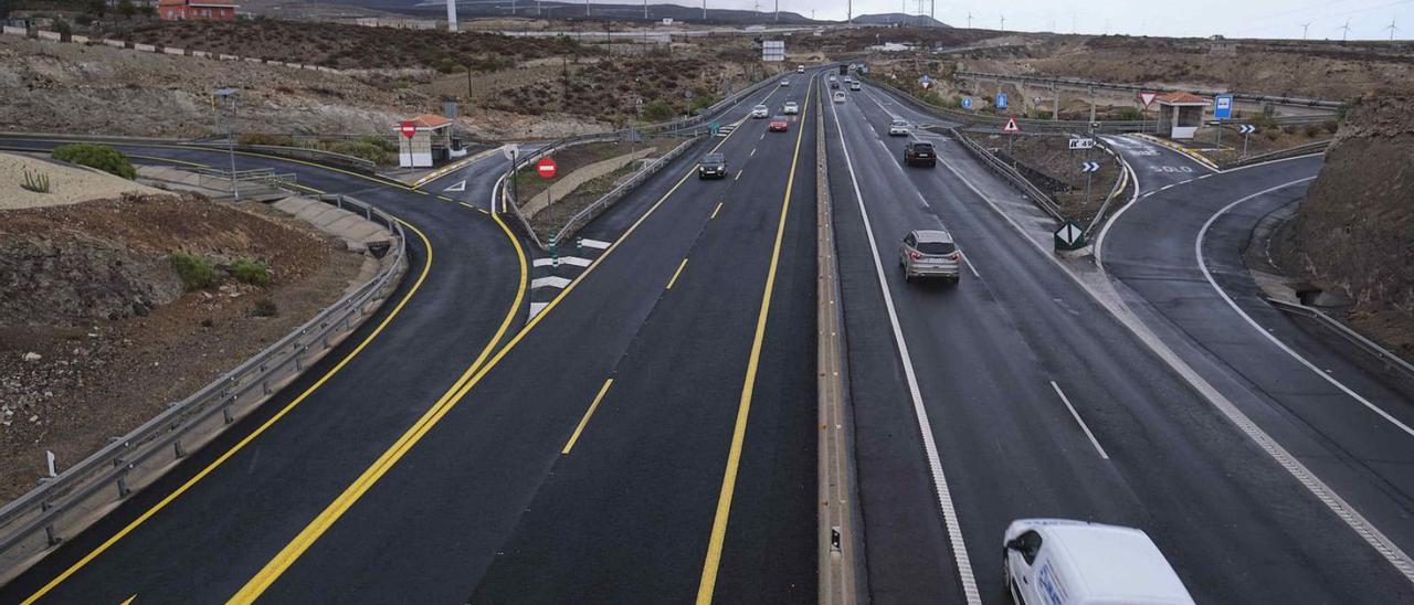 Enlace 49 de la autopista del Sur, en Chimiche-El Río-Las Maretas.