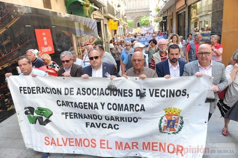 Los lodos del Mar Menor llegan a Murcia