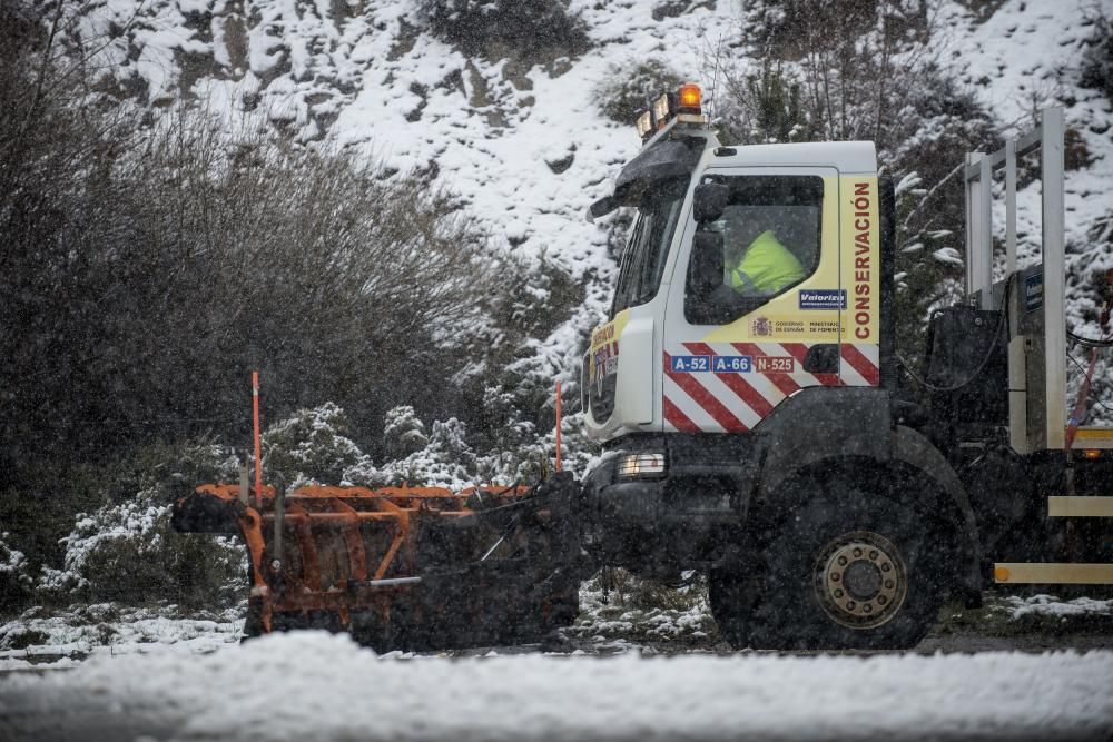 Abril en Galicia: frío, nieve y lluvia