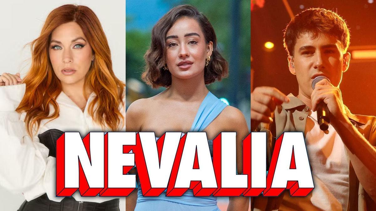 Leire Martínez, Marina Rivers y Guille Toledano