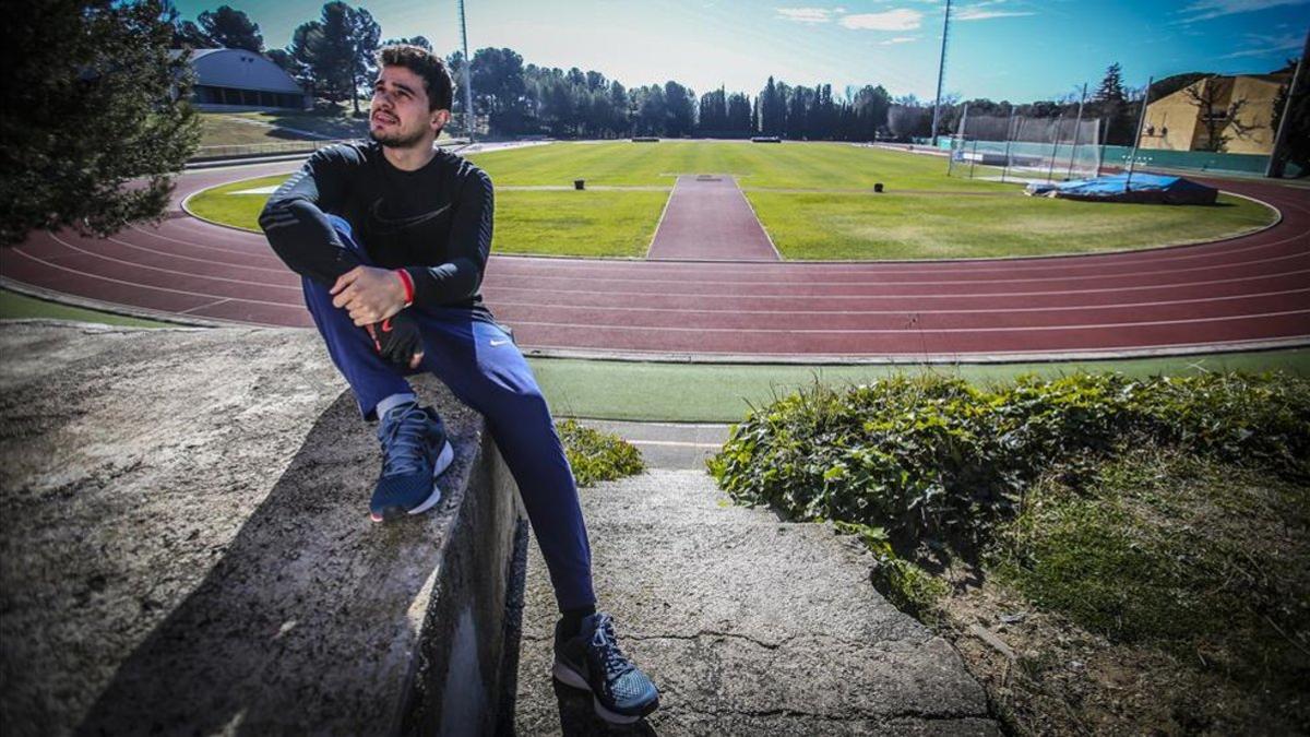 Bruno Hortelano, en el CAR de Sant Cugat