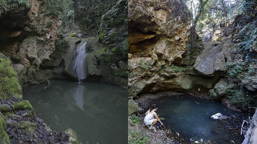 La triste imagen de los Baños de Popea y el Arroyo Bejarano secos