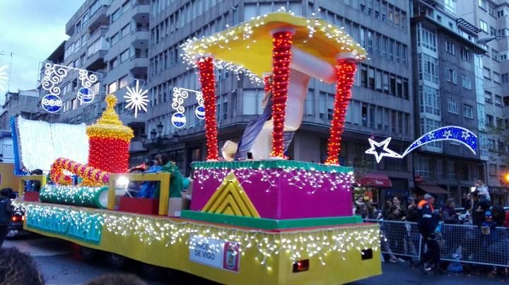 La magia de la Cabalgata en las calles de Vigo