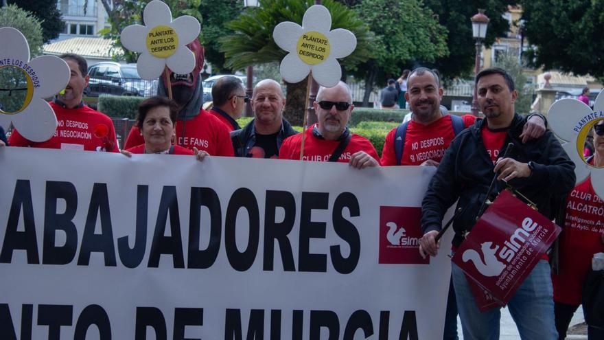 Una de las últimas manifestaciones de funcionarios municipales este año | L. O.