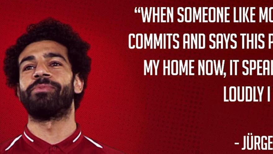Salah renueva por el Liverpool