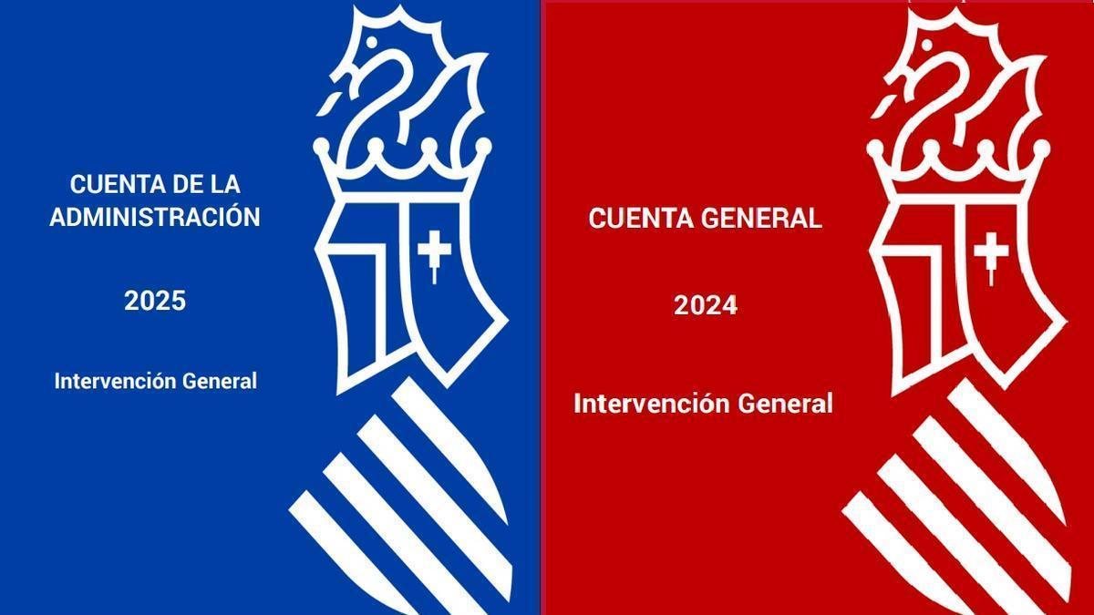 La Cuenta General de la Generalitat se tiñe también de azul.